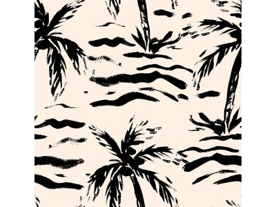 Hand Painted Palm Trees