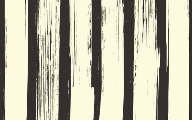 Abstract Stripes Black