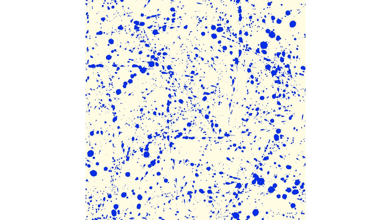 Blue Ink Splashes