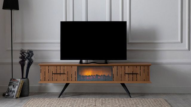 Yağmur Ceviz Şömineli