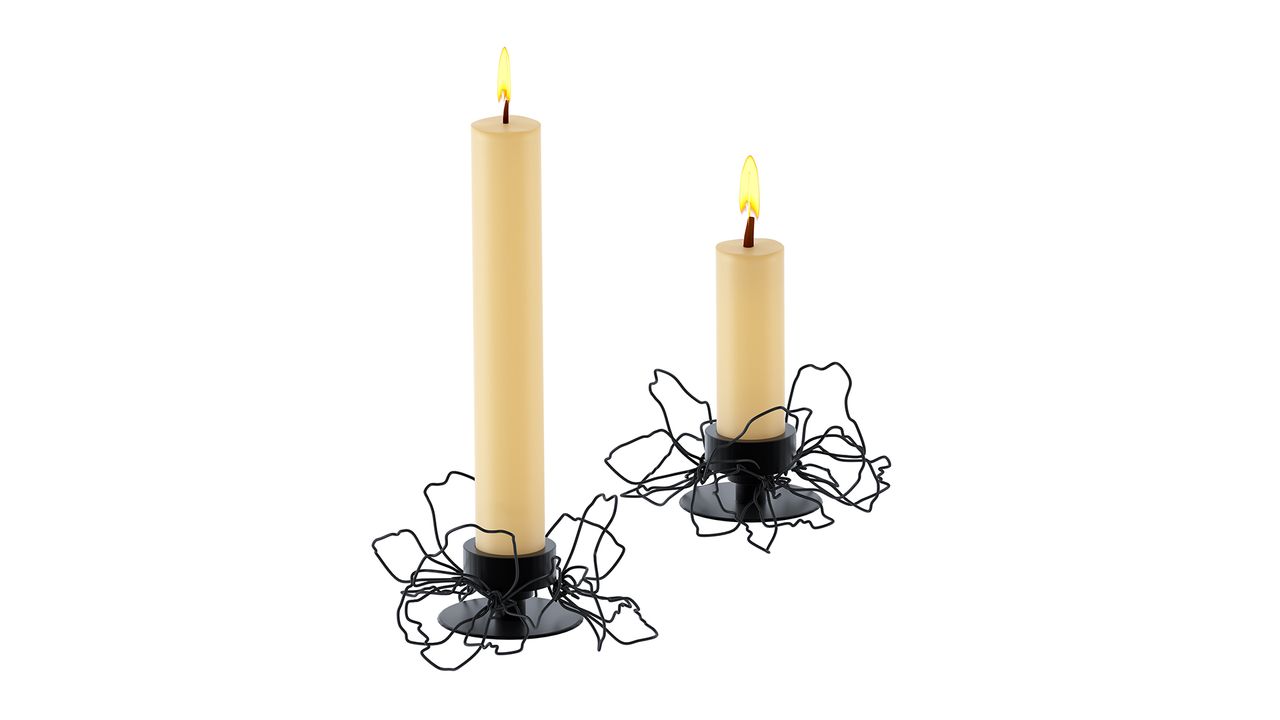 Spline Candle Holder Set