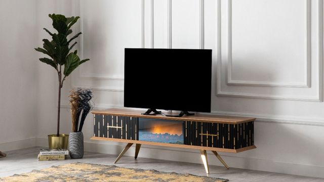 Yağmur Siyah Şömineli