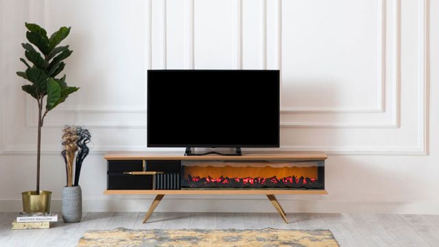 Yosun Siyah Şömineli